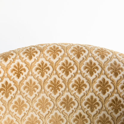 Vintage Chenille Crapaud Chair