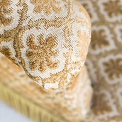 Vintage Chenille Crapaud Chair