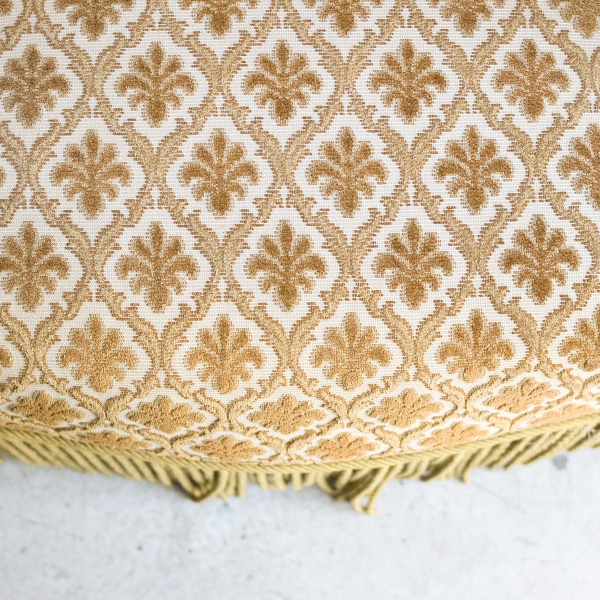 Vintage Chenille Crapaud Chair