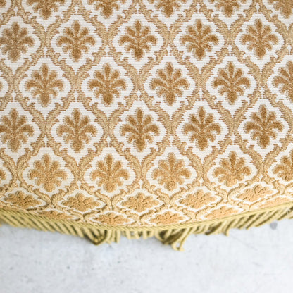 Vintage Chenille Crapaud Chair