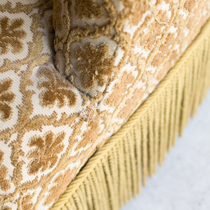 Vintage Chenille Crapaud Chair