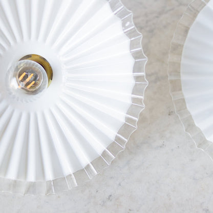 Vintage Milk Glass Pendant