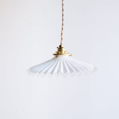 Vintage Milk Glass Pendant