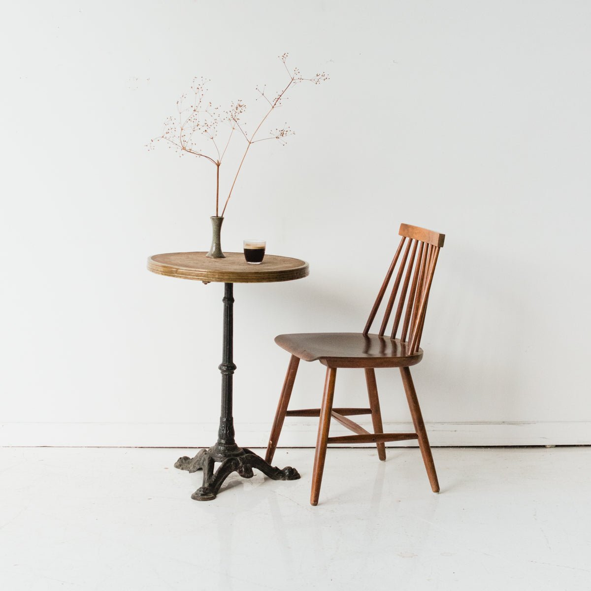 Vintage Parisian Bistro Table