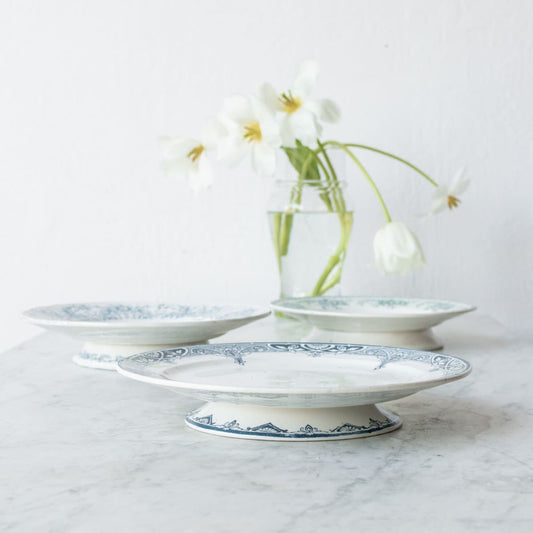 Vintage Transferware Cake Plate