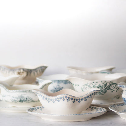 Vintage Transferware Gravy Boat