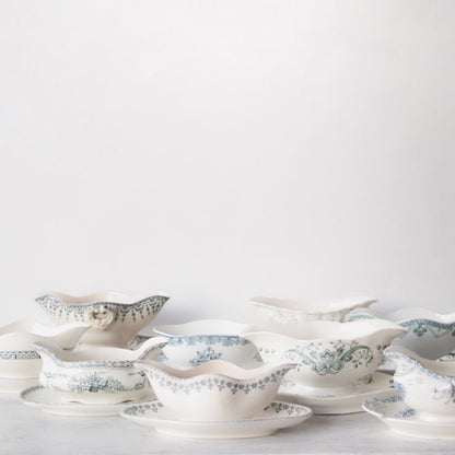 Vintage Transferware Gravy Boat