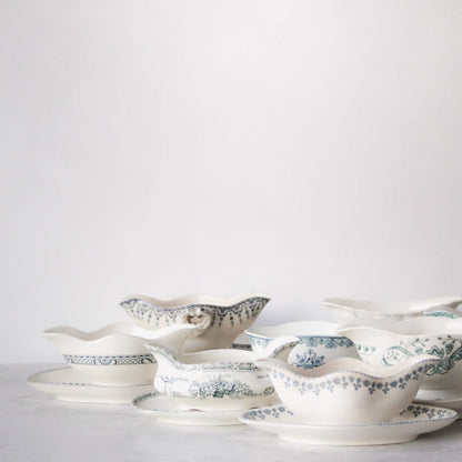 Vintage Transferware Gravy Boat