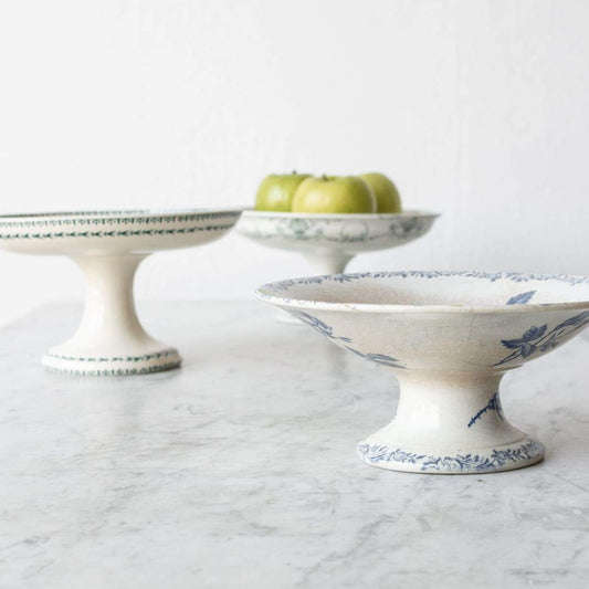 Vintage Transferware Pedestal Bowl