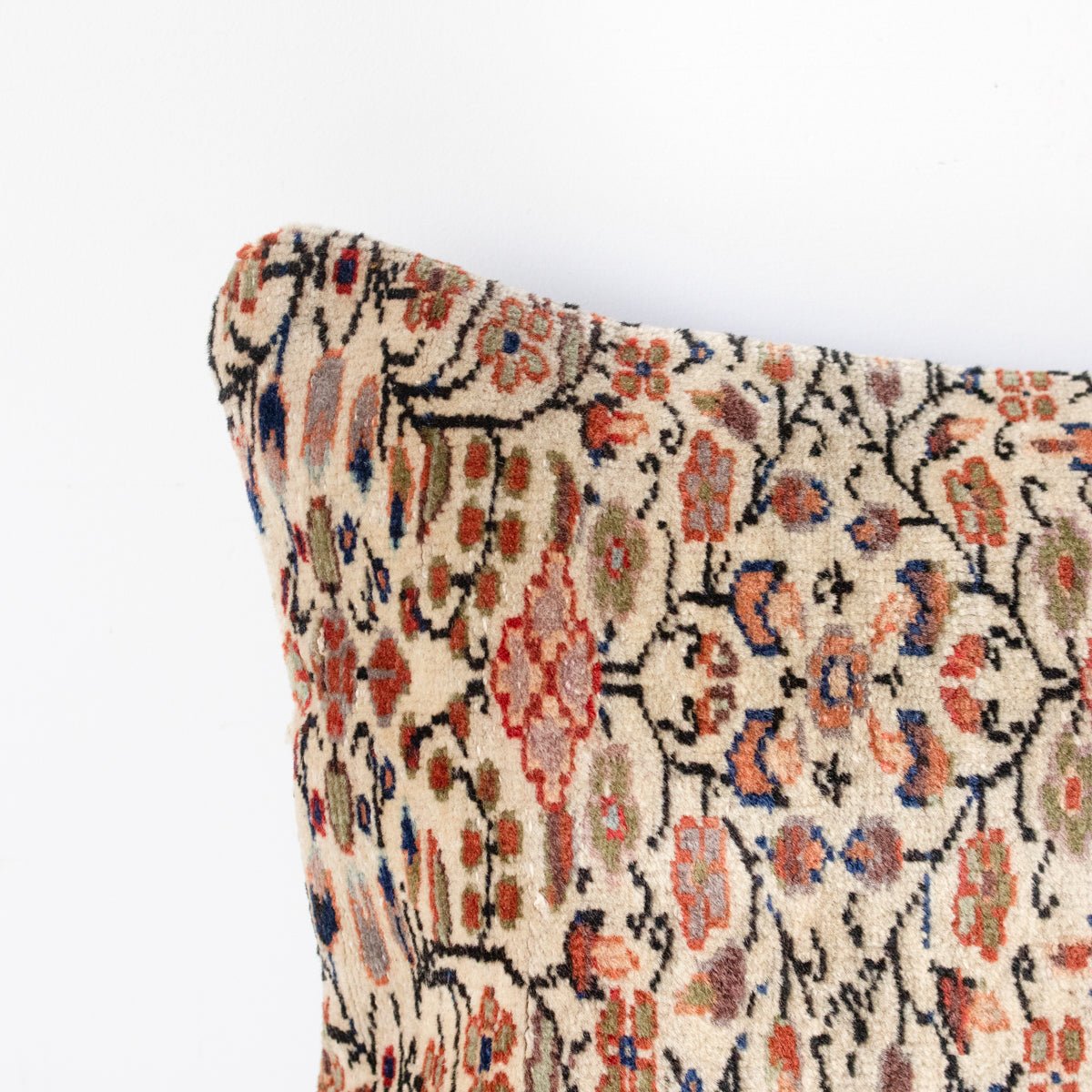 Vintage Tufted Rug Pillow | Croix