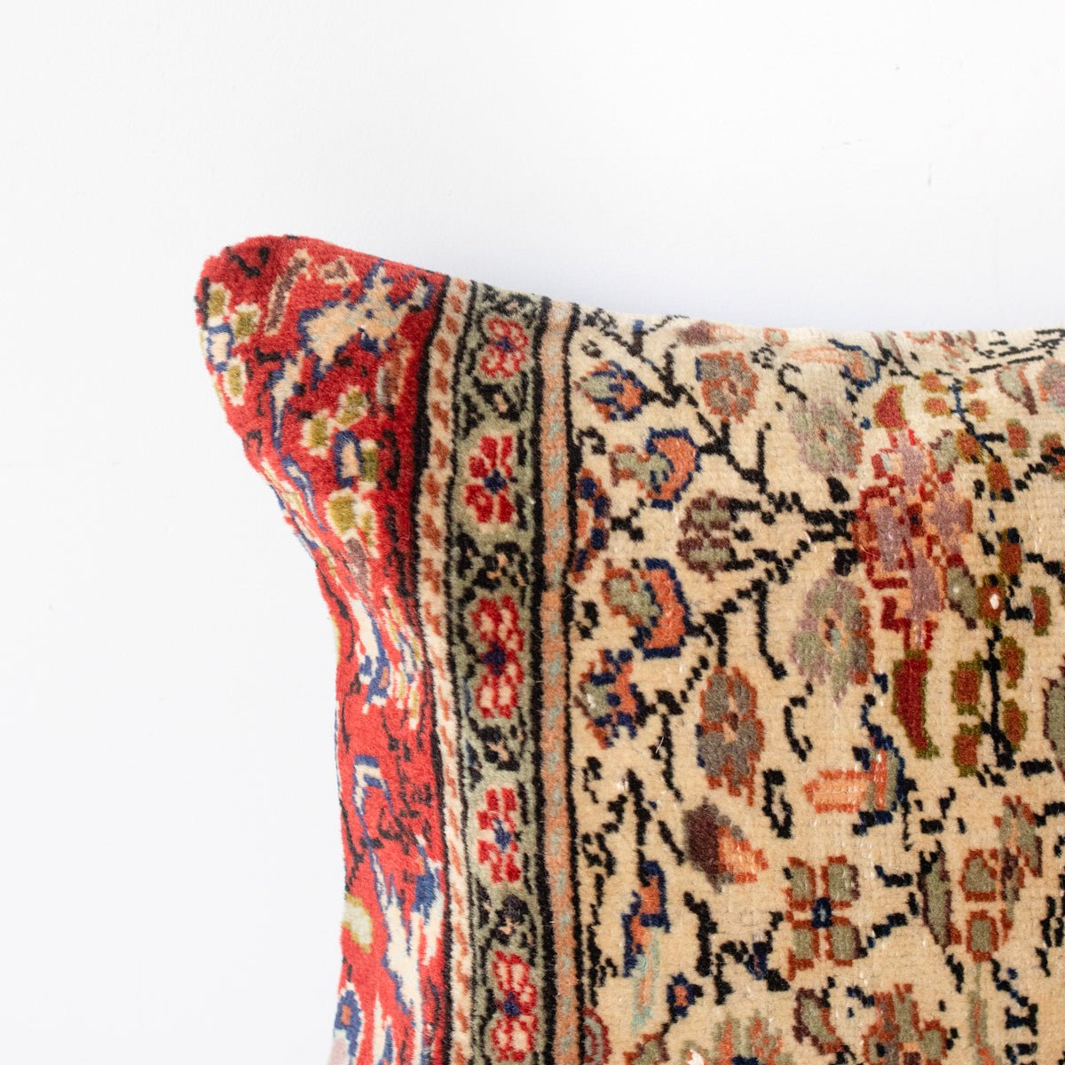 Vintage Tufted Rug Pillow | Croix