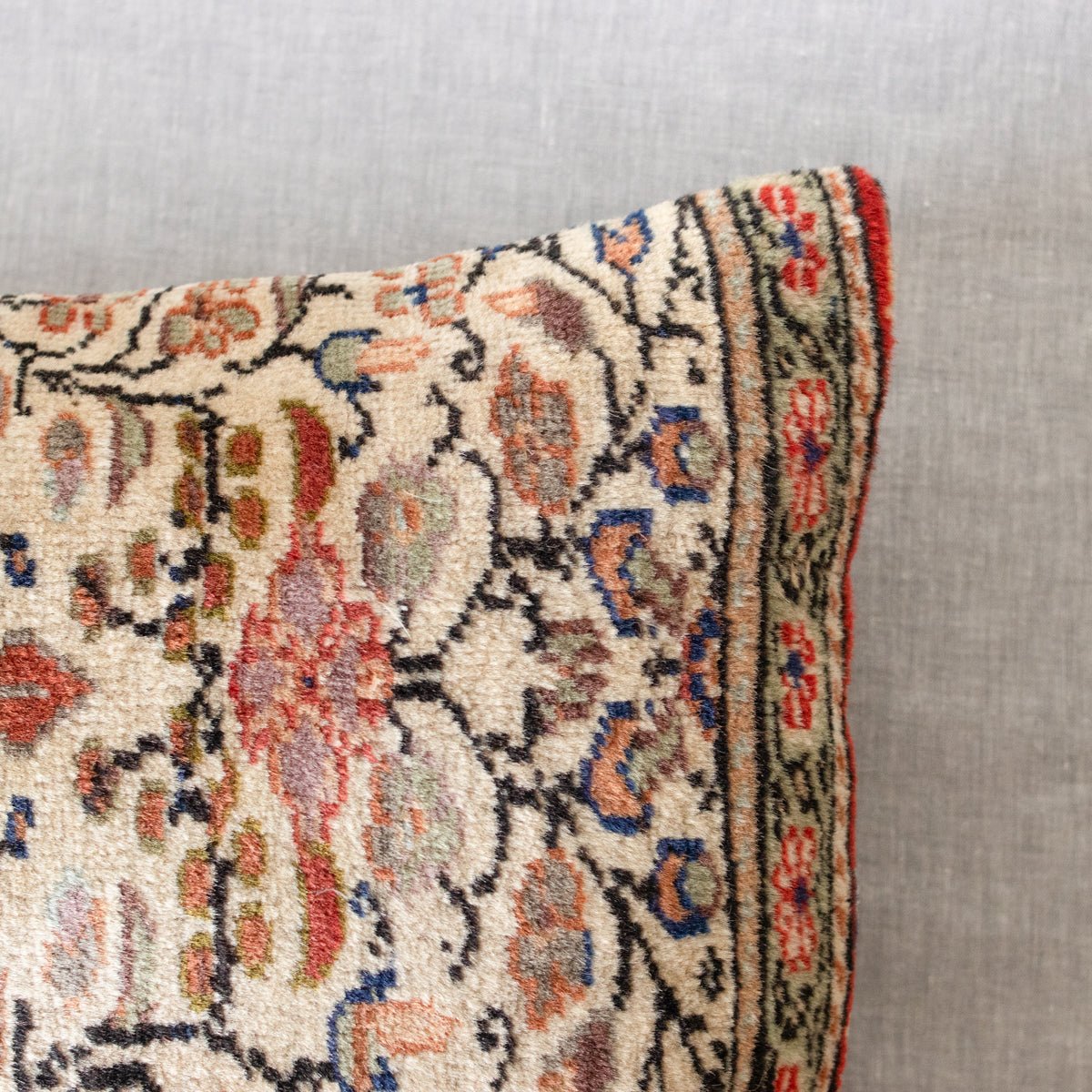 Vintage Tufted Rug Pillow | Croix