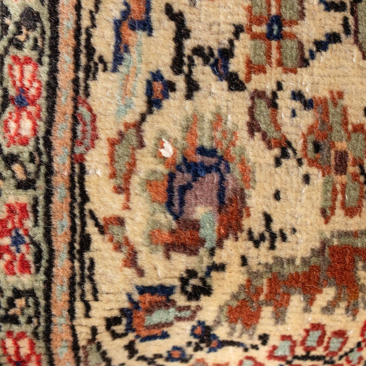 Vintage Tufted Rug Pillow | Croix