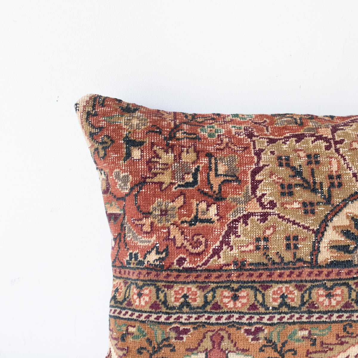 Vintage Tufted Rug Pillow | Millau
