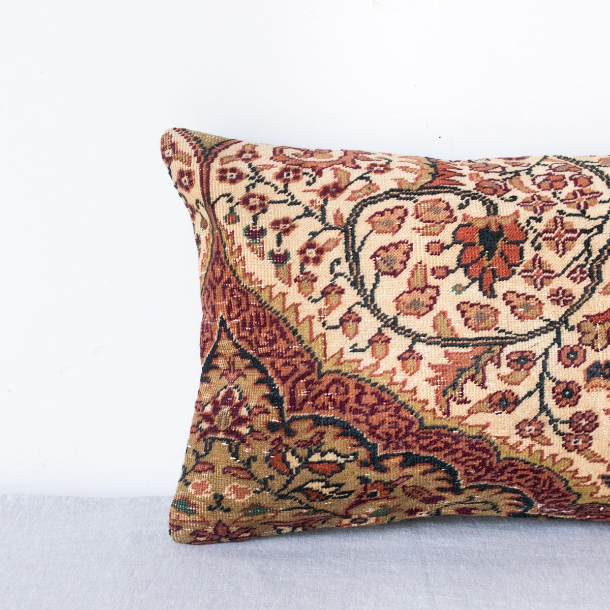 Vintage Tufted Rug Pillow | Millau