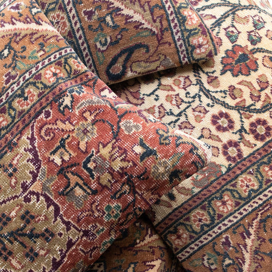 Vintage Tufted Rug Pillow | Millau