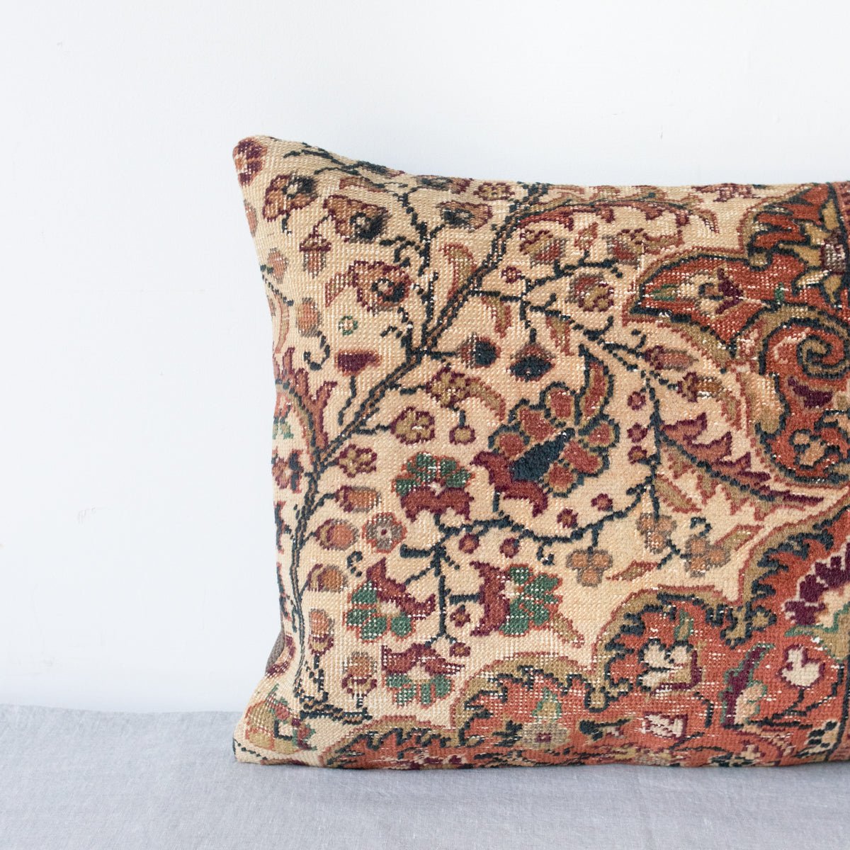 Vintage Tufted Rug Pillow | Millau