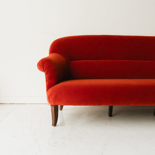 Vintage Velvet Crapud Sofa | Brick Velvet