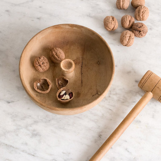 Wood Nut Bowl